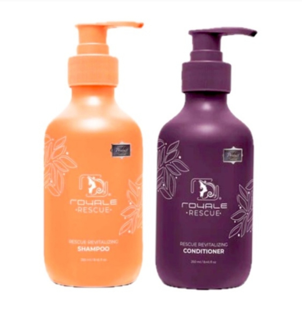 Royale Rescue Shampoo & Conditioner Set - Orange & Deep Purple